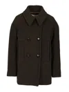Isabel Marant Fiby Coat In Green