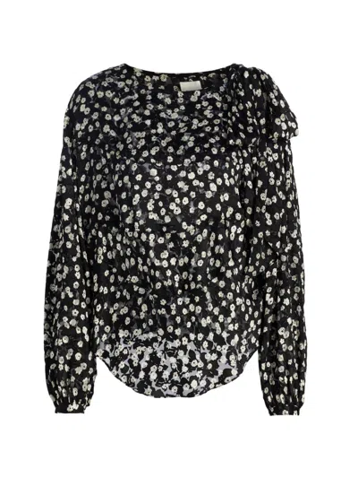 Isabel Marant Women's Firma Floral Silk-blend Blouse In Multi