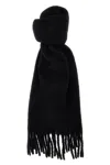Isabel Marant Firny Scarf With Fringes In Black