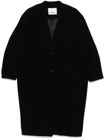 ISABEL MARANT ISABEL MARANT WOMEN FLORANE WOOL COAT