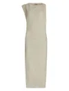 Isabel Marant Gathered Cotton-blend Mini Dress For Women In Ecru