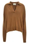 Isabel Marant Galix Spread-collar Jumper In Cream