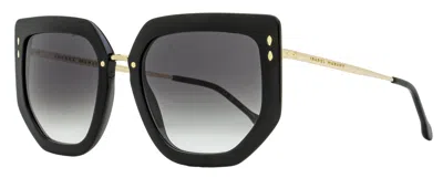 Isabel Marant Women's Geometric Butterfly Sunglasses Im0149s 2m29o Black/gold 55mm In Multi