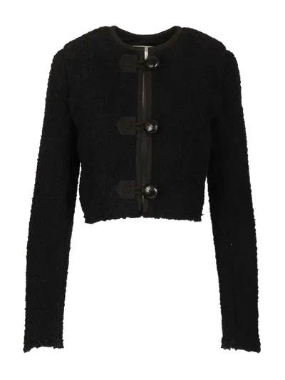 Isabel Marant Gradilia Crop Jacket In Black
