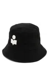 Isabel Marant Haley Logo-embroidered Bucket Hat In Black