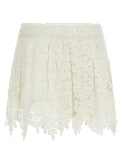 Isabel Marant Women's Hanta Skirt In Neutral