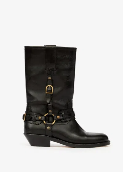 ISABEL MARANT WOMEN'S HEIKO BOOTS IN BLACK