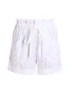 Isabel Marant Modal Blend Hidea Shorts In White