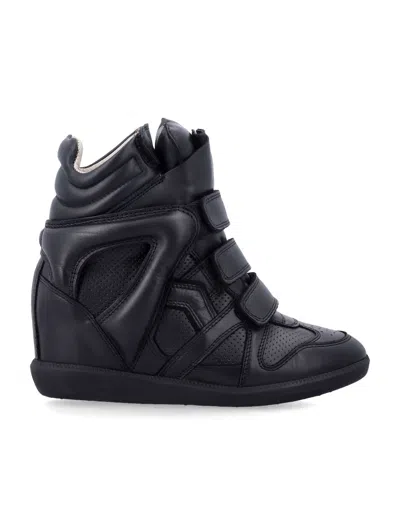 Isabel Marant Women's High-top Wedge Sneaker In Nero