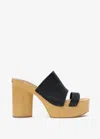Isabel Marant Hyun High-heeled Sandals With Horizontal Belt In Black
