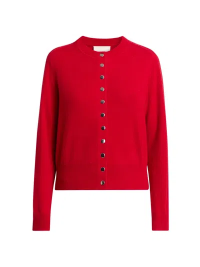 Isabel Marant Women's Idesia Wool-cashmere Cardigan In Red