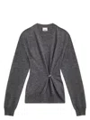 Isabel Marant Ilaria Wool And Cashmere Blend Sweater In Grey