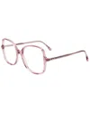 Isabel Marant Women's 54 Mm Eyeglasses In Pink