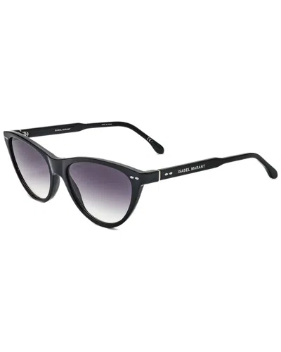 Isabel Marant Women's Cat Eye Sunglasses Im0079s 8079o Black 58mm In Multi
