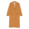 Isabel Marant Women Camel Brown Notched Lapels Long Sleeves Two Front Flap Pockets Button Fasten In Brown
