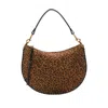 Isabel Marant Women Cognac Brown Top Zip Fastening Single Top Handle Adjustable Detachable Should In Brown