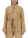 Isabel Marant Beige Cotton Loetiza Casual Jacket In Brown
