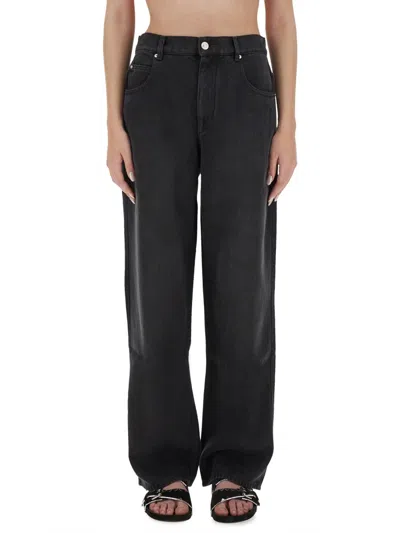 Isabel Marant Jenny Denim Jeans In Black