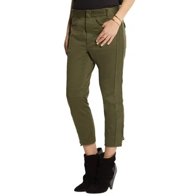 Isabel Marant Women's Jessie Cropped Pants In Khaki In Green