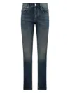 Isabel Marant Jiliana Stretch Cotton Jeans In Denim