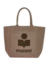 Isabel Marant Women Khaki Small Yenky Tote Bag In Multi