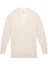 Isabel Marant Elegant V-neck Sweater For Women In Beige