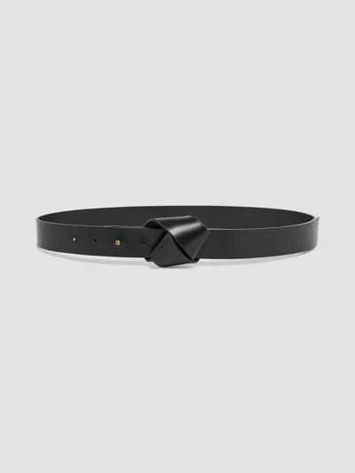 Isabel Marant Women's Lassio Leather Belt In Black