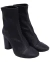 Isabel Marant Rillyan Stretch Ankle Boots In Black Leather In Black