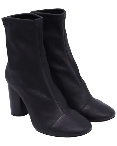 Isabel Marant Rillyan Stretch Ankle Boots In Black Leather