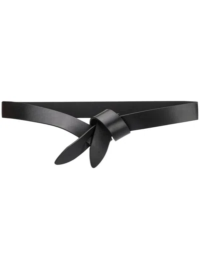 Isabel Marant Women Lecce Black Belt In Leather Woman