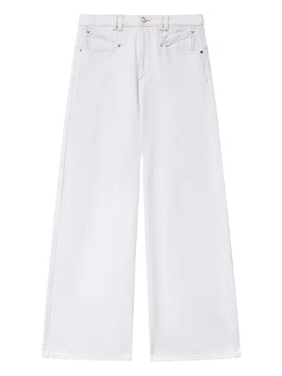 Isabel Marant Women Lemony Denim Jeans In White