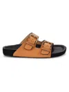 ISABEL MARANT WOMEN'S LENNYO LEATHER & SUEDE TWO-BUCKLE SANDALS