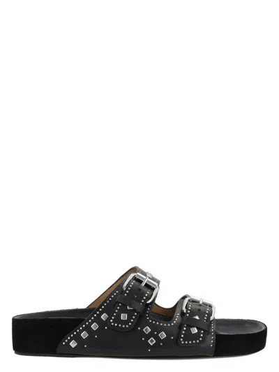 ISABEL MARANT WOMEN'S LENNYO LEATHER SANDALS