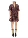 Isabel Marant "lienne" Dress In Multicolour