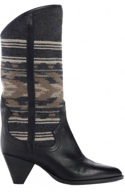 Isabel Marant Women's Lijita Western Boot In Faded Black