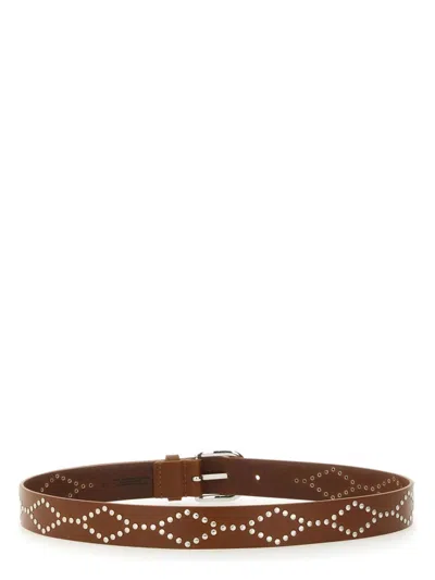 Isabel Marant Women's Liliana Belt In Buff