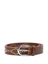 Isabel Marant Women Liliana Leather Belt In Multi