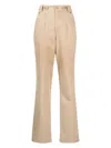 Isabel Marant Linali Trousers In Brown
