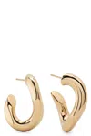 Isabel Marant Links Sculpted-hoop Earrings In Gold
