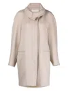 Isabel Marant Fares Wool-blend Coat In Ecru
