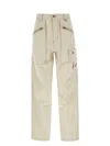 Isabel Marant Wide-leg Cotton And Hemp Trousers With Multiple Pockets