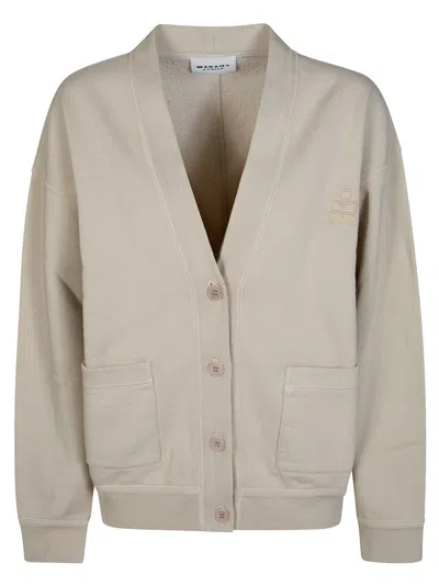 Isabel Marant Women's Mini Knit Cardigan In Sand
