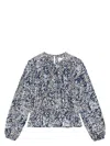 Isabel Marant Bluse Gelina In Mnightwhit