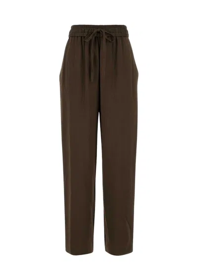 ISABEL MARANT WOMEN'S MUD VISCOSE BLEND KENDRA PANT