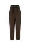 Isabel Marant Women Mud Viscose Blend Kendra Pant In Brown