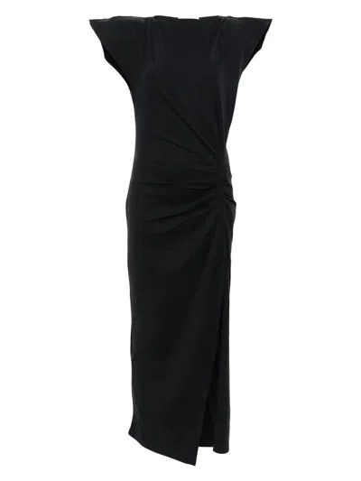ISABEL MARANT WOMEN'S NADELA COTTON JERSEY LONG DRESS