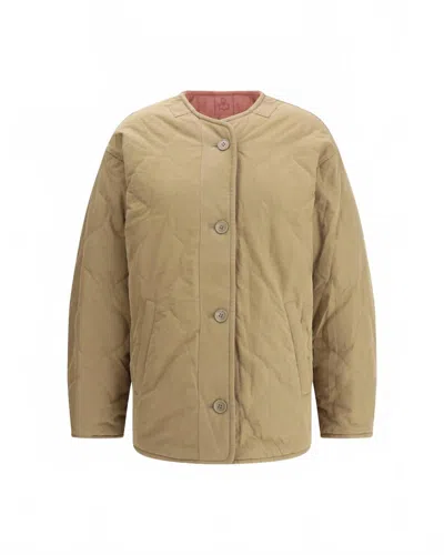 Isabel Marant Women's Nesmae Reversible Jacket In Khaki In Green