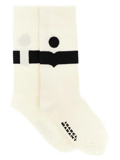 Isabel Marant Nesson Socks In Neutral