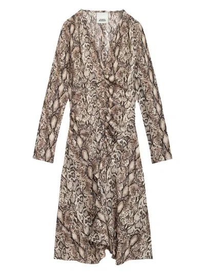ISABEL MARANT WOMEN'S OCTAVIA PRINTED MINI DRESS