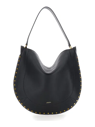 Isabel Marant Women Oskan Hobo Soft-gb In Black